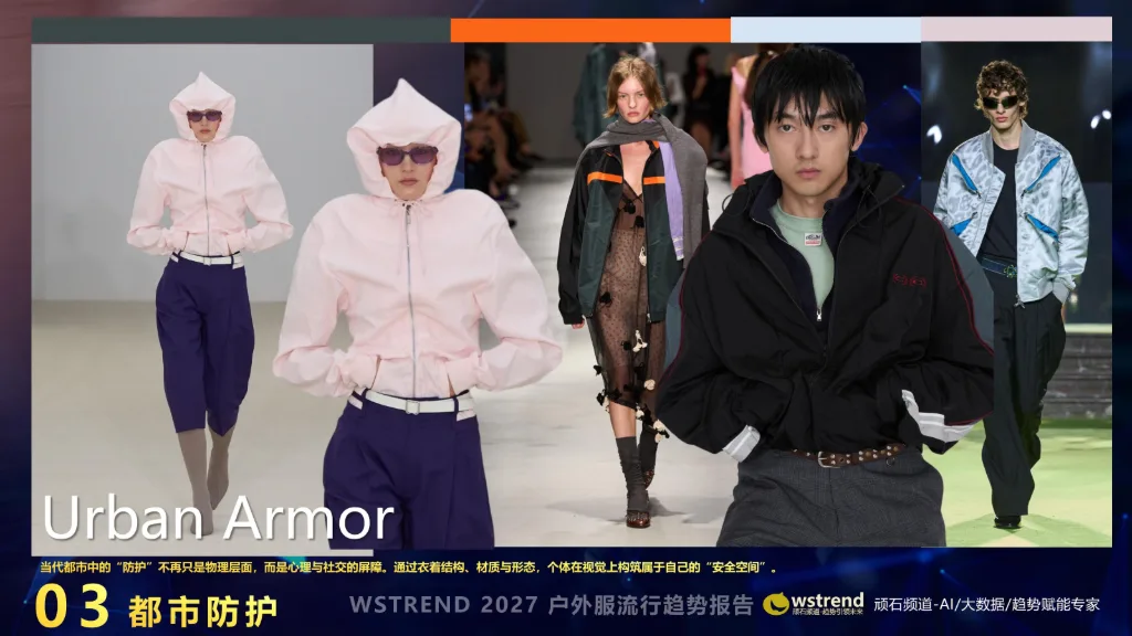 多元色彩户外服趋势图